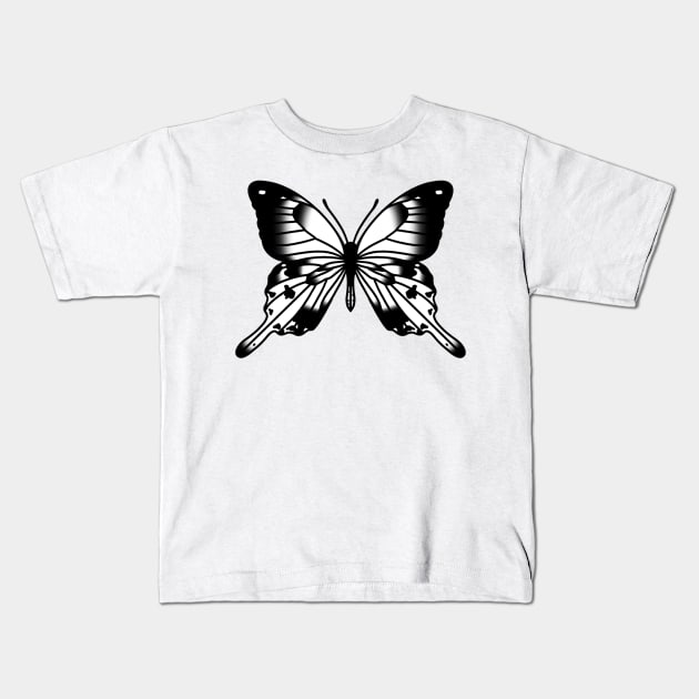 Butterfly Kids T-Shirt by drawingsbydarcy